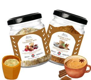 kadak chai kesari thandai by satvic foods