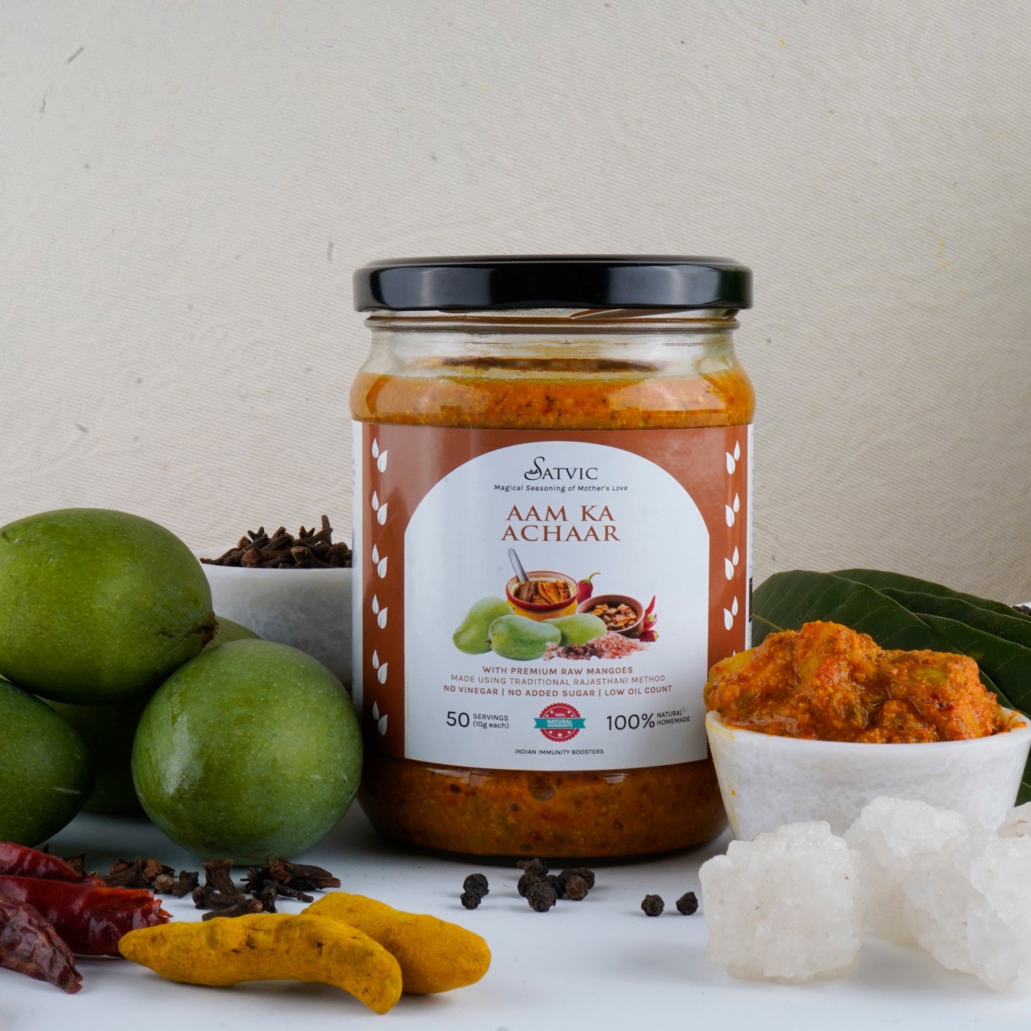 Aam Ka Achaar | Spicy Raw Mango Pickle
