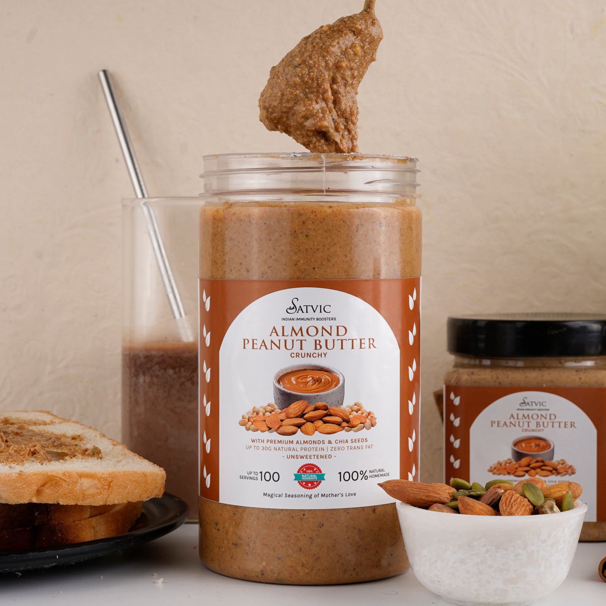 Almond Peanut Butter (Crunchy)